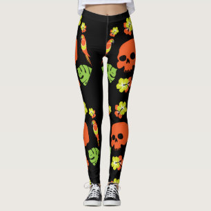 Karibik-Farbmuster Leggings