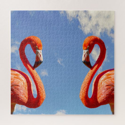 Karibik-Flamingo Puzzle (Vertikal)