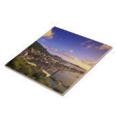 Karibik, Französisch-Westindien, St. Martin. Fliese (Seite)