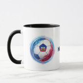 Karibik Fußball – Haiti Edition Tasse (Links)