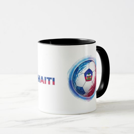 Karibik Fußball – Haiti Edition Tasse (VorderseiteRechts)