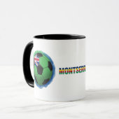 Karibik-Fußball – Montserrat Edition Tasse (Vorderseite Links)
