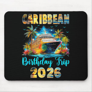 Karibik-Geburtstagsreise 2026 Familien-Geburtstags Mousepad