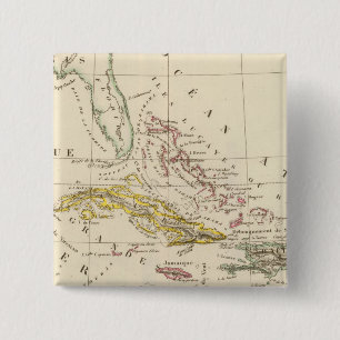 Karibik, Golf von Mexiko und Guatemala Button
