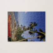 KARIBIK, Grenada, St. George, Boote auf Palmen Puzzle (Horizontal)