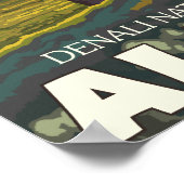 Karibik im Wild-Denali-Nationalpark, Poster (Ecke)