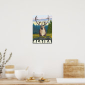 Karibik im Wilden - Dawson, Alaska Poster (Küche)