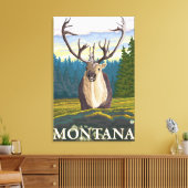 Karibik im Wilden - Montana Leinwanddruck (Insitu (Wohnzimmer))