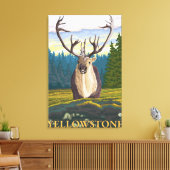 Karibik im Wilden - Yellowstone National Leinwanddruck (Insitu (Wohnzimmer))