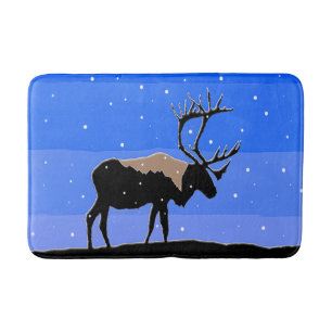 Karibik im Winter - Original Wildlife Art Badematte