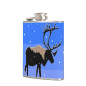 Karibik im Winter - Original Wildlife Art Flachmann (Links)