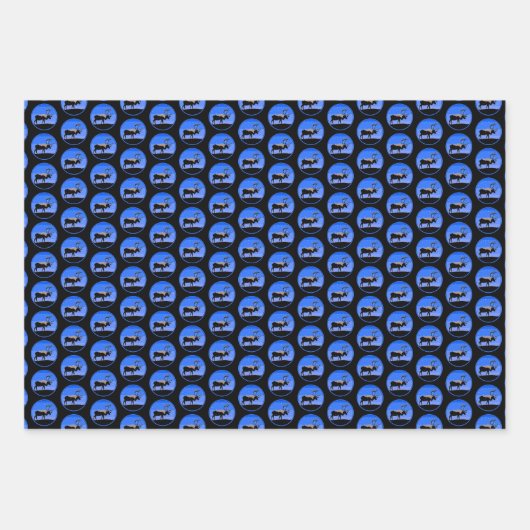 Karibik im Winter - Original Wildlife Art Geschenkpapier Set (Vorderseite 3)