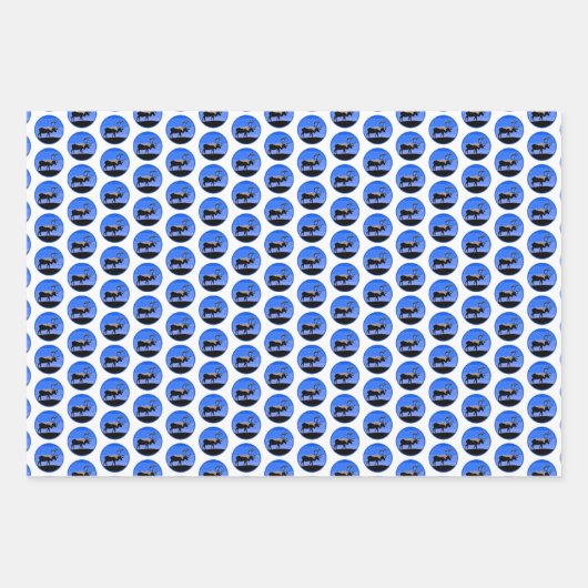 Karibik im Winter - Original Wildlife Art Geschenkpapier Set (Vorderseite 2)