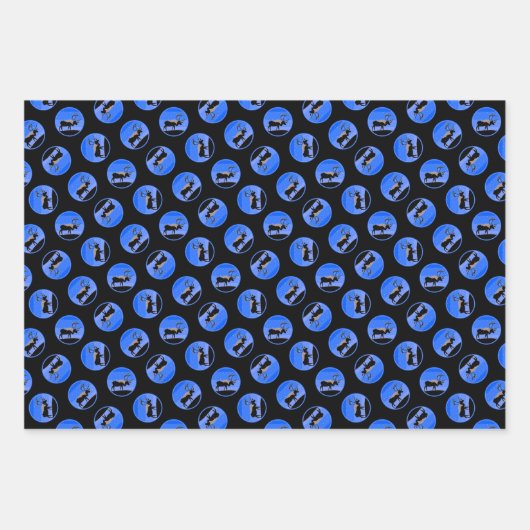 Karibik im Winter - Original Wildlife Art Geschenkpapier Set (Vorderseite 3)