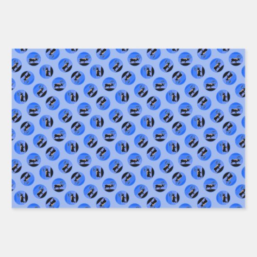 Karibik im Winter - Original Wildlife Art Geschenkpapier Set (Vorderseite)