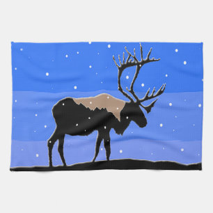 Karibik im Winter - Original Wildlife Art Geschirrtuch