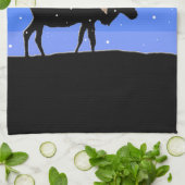Karibik im Winter - Original Wildlife Art Geschirrtuch (Gefaltet)