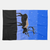 Karibik im Winter - Original Wildlife Art Geschirrtuch (Horizontal)