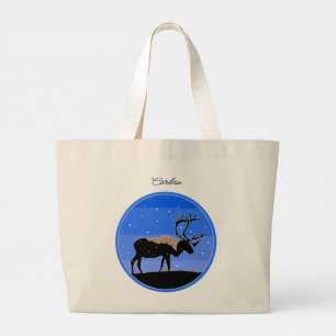 Karibik im Winter - Original Wildlife Art Jumbo Stoffbeutel