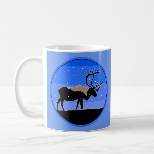 Karibik im Winter - Original Wildlife Art Kaffeetasse (Links)