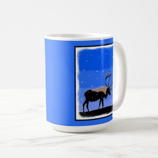 Karibik im Winter - Original Wildlife Art Kaffeetasse (VorderseiteRechts)