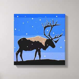 Karibik im Winter - Original Wildlife Art Leinwanddruck