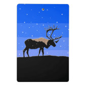 Karibik im Winter - Original Wildlife Art Mini Klemmbrett (Rückseite)