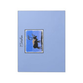 Karibik im Winter - Original Wildlife Art Notizblock (Rotiert)