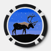 Karibik im Winter - Original Wildlife Art Pokerchips (Rückseite)
