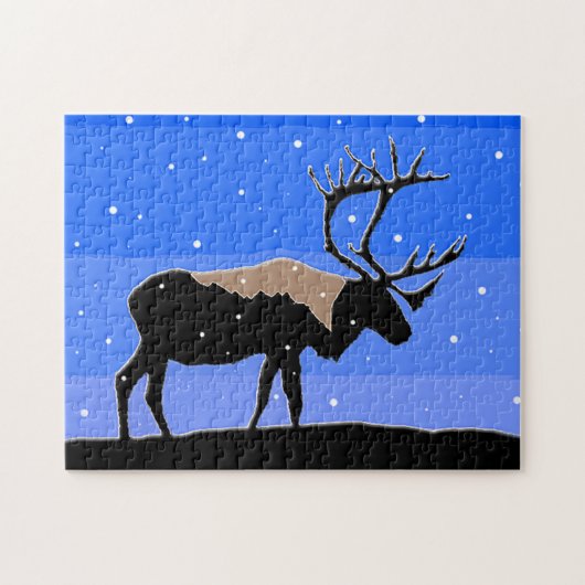 Karibik im Winter - Original Wildlife Art Puzzle (Horizontal)