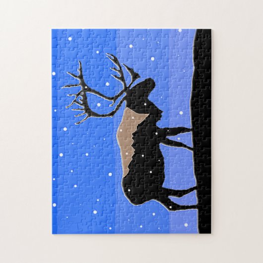 Karibik im Winter - Original Wildlife Art Puzzle (Vertikal)