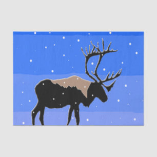 Karibik im Winter - Original Wildlife Art Seidenpapier