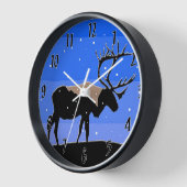 Karibik im Winter - Original Wildlife Art Uhr (Winkel)