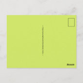 Karibik Inselkarte Postkarte (Rückseite)