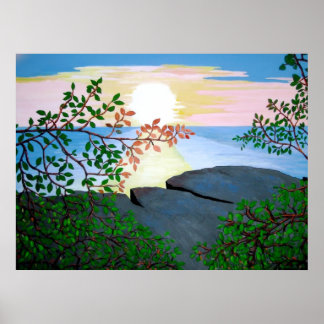 Karibik - Jamaikanischer Sonnenuntergang Poster