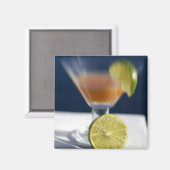 Karibik, Jungfrau Inseln. Tropischer Rumpunch, Magnet (Vorderseite/Rückseite)