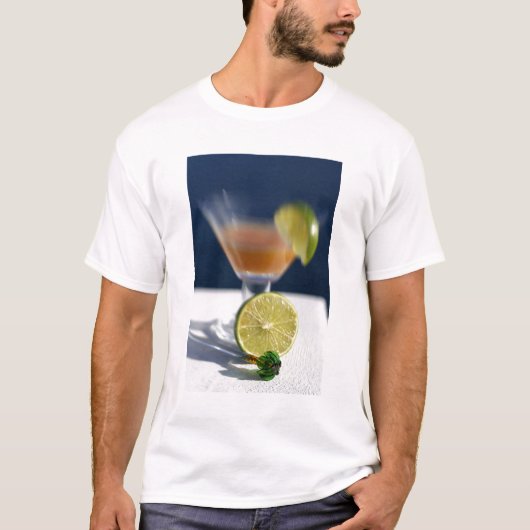 Karibik, Jungfrau Tropischer Rum-Punch T-Shirt (Vorderseite)