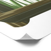 Karibik, Kanuische Inseln Paradies Poster. Poster (Ecke)