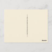 Karibik-Karte Postkarte (Rückseite)