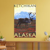 Karibik - Ketchikan, Alaska Leinwanddruck (Insitu (Wohnzimmer))