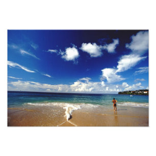 Karibik, Kleinere Antillen, Westindien, 2 Fotodruck