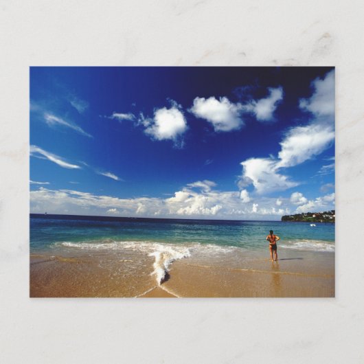 Karibik, Kleinere Antillen, Westindien, 2 Postkarte (Vorderseite)