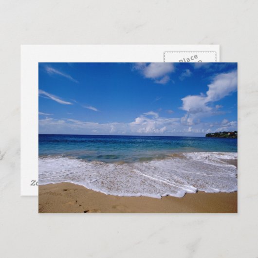 Karibik, Kleinere Antillen, Westindien, 4 Postkarte (Vorne/Hinten)