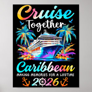 Karibik-Kreuzfahrt 2026 Familienurlaub cruisin' Poster