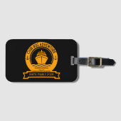 Karibik Kreuzfahrt Gepäckanhänger (Vorderseite (Horizontal))