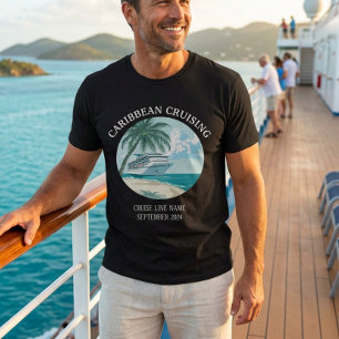 Karibik-Kreuzfahrtschiff-Einschiffung Custom-Grupp T-Shirt