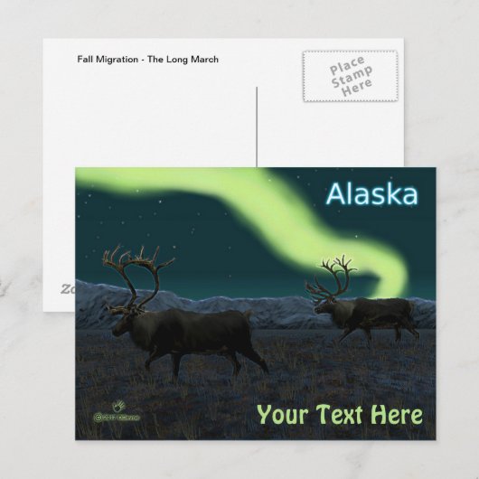 Karibik - Langer März Postkarte (Vorne/Hinten)