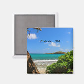 Karibik Magnet (Vorderseite/Rückseite)