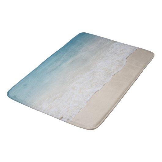 Karibik-Ozean-Strand Bliss 6 Badematte (Schrägansicht)