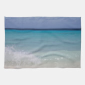 Karibik-Ozean-Strandtraum 11 Geschirrtuch (Horizontal)